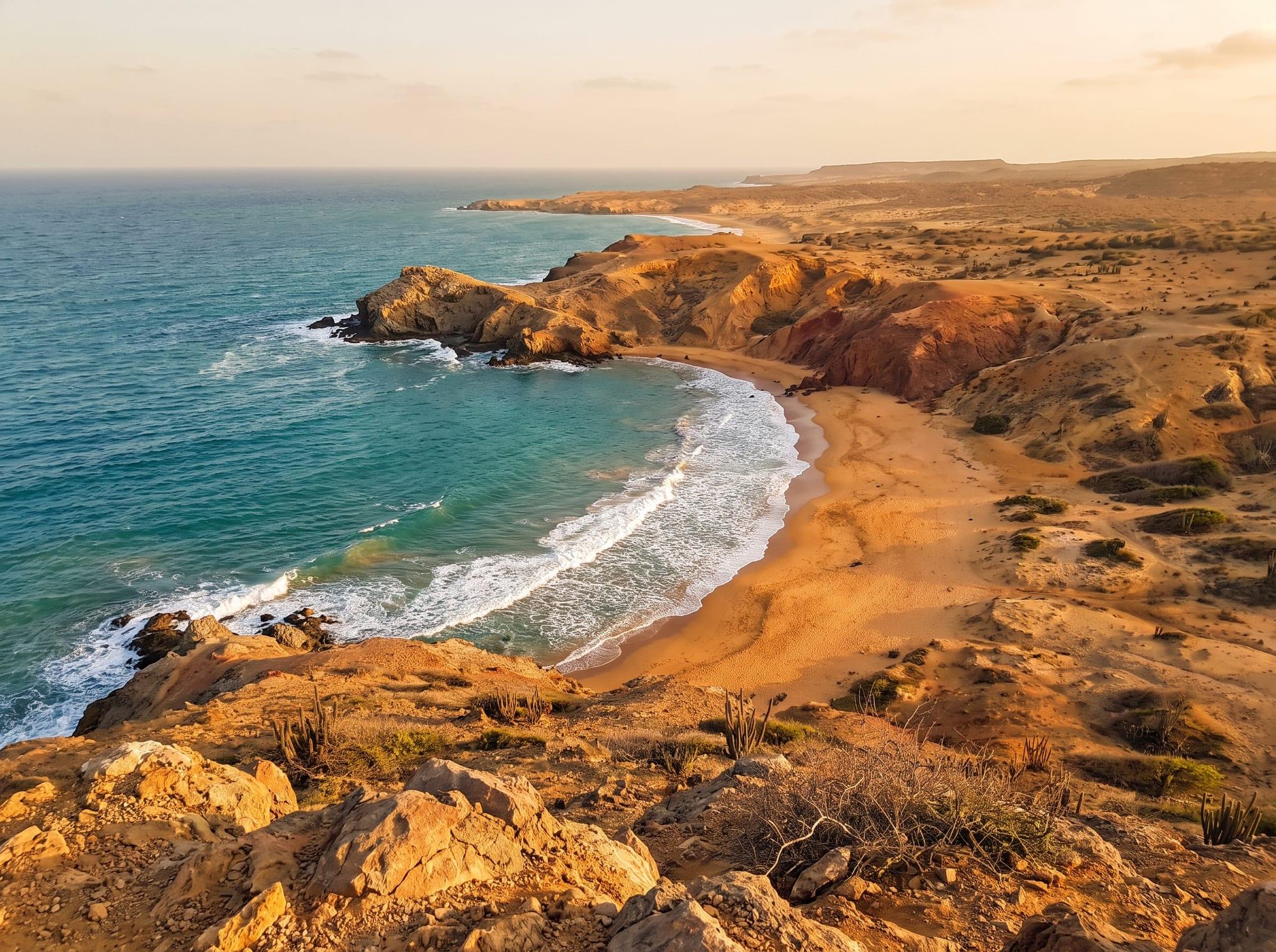 Playa del Pilón de Azúcar en el Cabo de la Vela